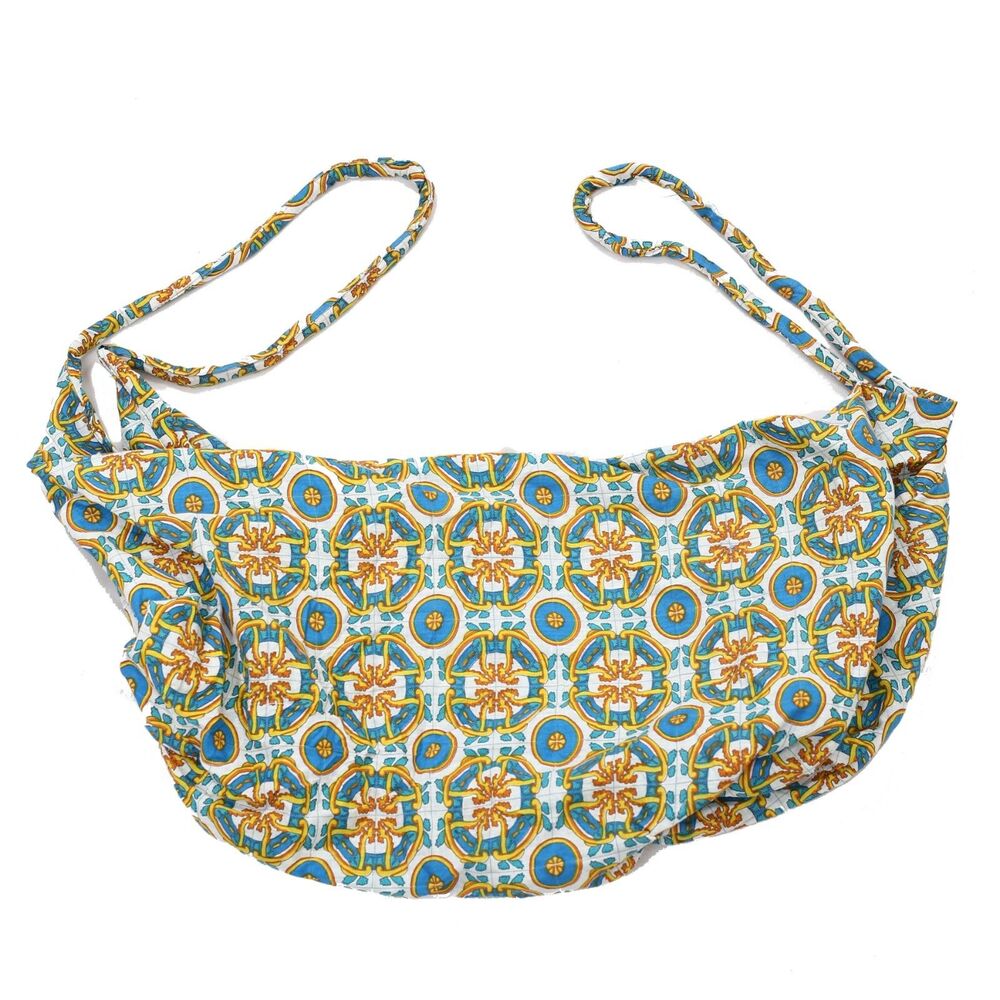 Antica Sartoria by Giacomo Cinque Banana Shoulder Hobo Bag Printed Cotton 223205